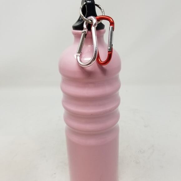 Oggi Pink Aluminum Water Bottle Gift For Runner Lightweight East to Carry Sz 9x3 - Picture 4 of 6